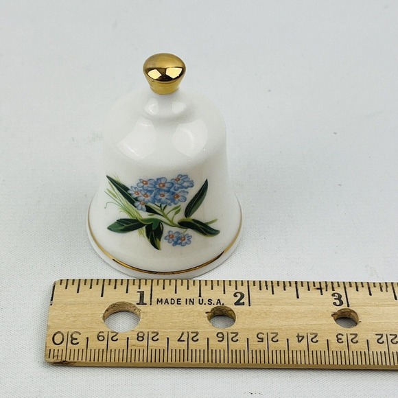 Danbury Mint‎ Alaska Forget-Me-Not Official State Flower Bell Collection - Picture 4 of 5